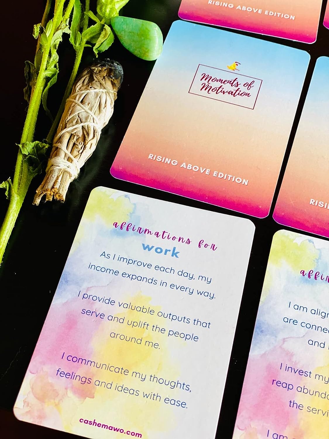 Rising Above: Daily Affirmation Cards