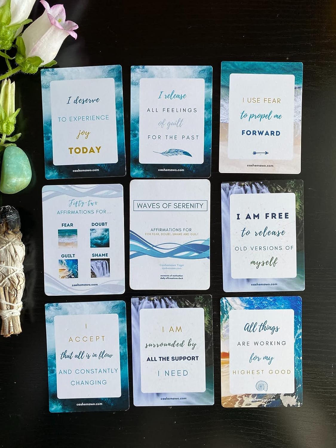 Waves of Serenity: Affirmation Minis