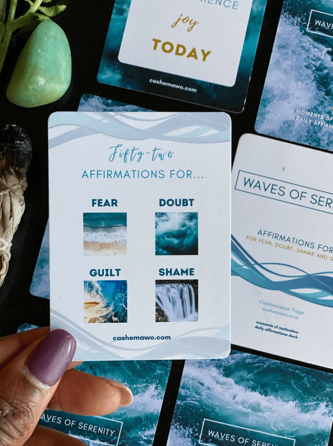 Waves of Serenity: Affirmation Minis